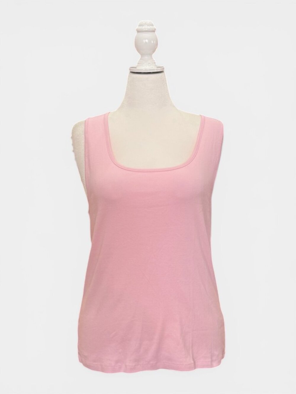 J.Crew Pink Cotton Muscle Tank Top NWT Size 2X Sleeveless Scoop Neck Tee